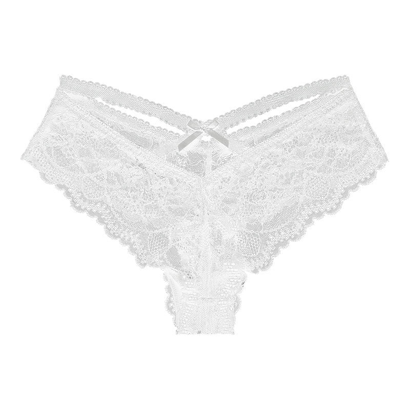 Sexy Lace Erotic Bowknot Panties Thong