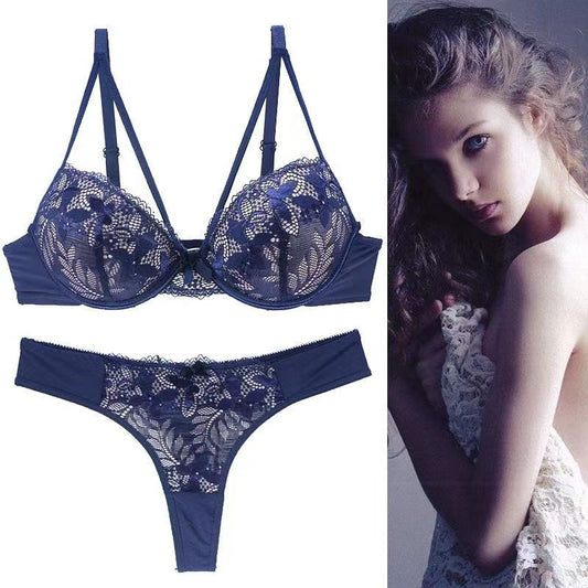 Classic Elegance Sensual Traditional Lace Bra Set