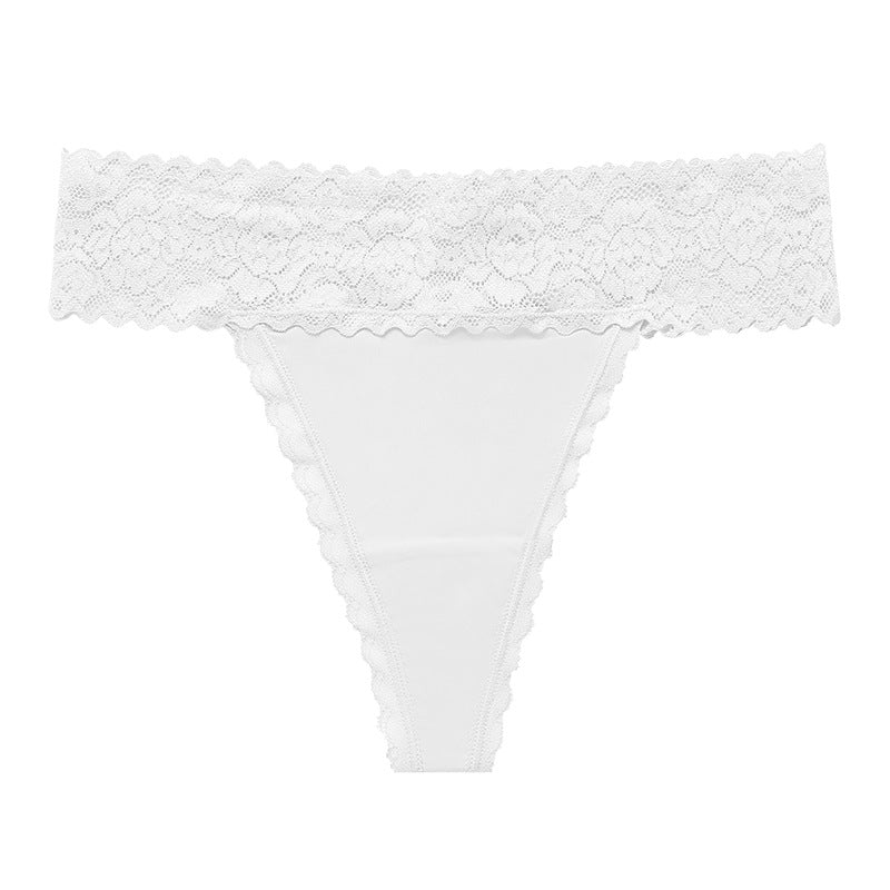 Lace Sexy Waist Side Splicing Seamless Yoga Panties Thongs