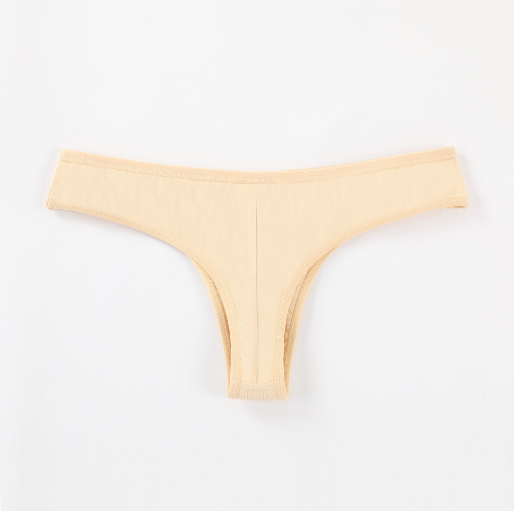 Cotton Sexy Thong Seductive Invisible Triangle Panties