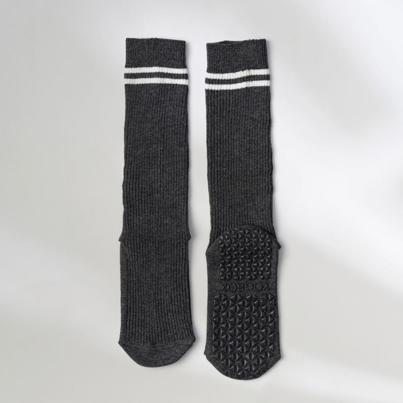 Long Color Block Pattern  Pure Cotton Fabric Professional Sports Socks